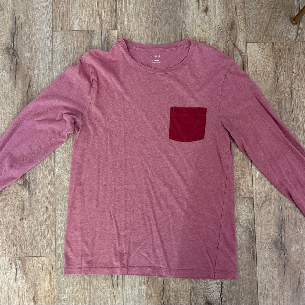 J. Crew Dusty Rose Crew Neck Tee